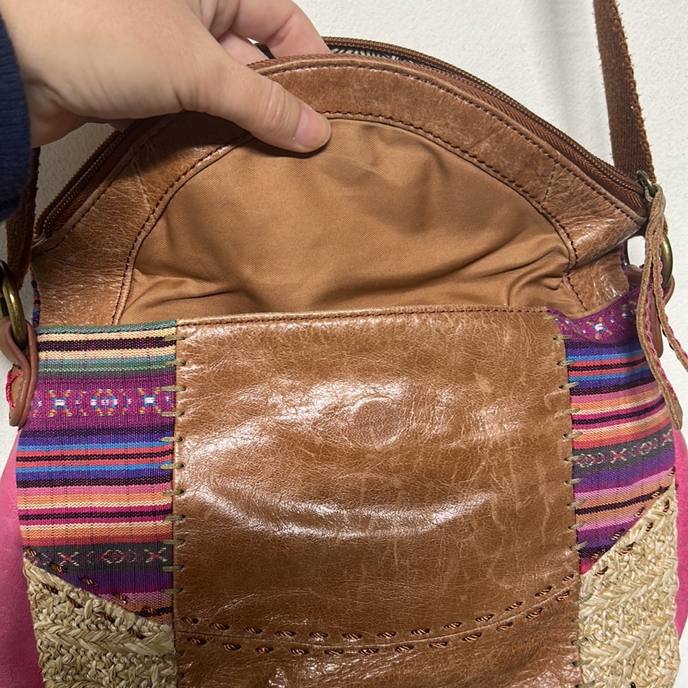 The Sak Boho Leather Patchwork Bag - image 8